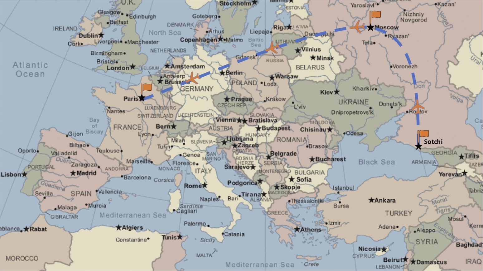carte sochi