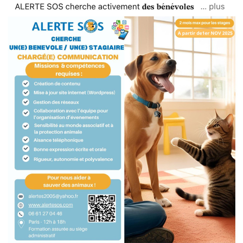 recherche de bénévoles