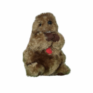 peluche ourson avec petite écharpe