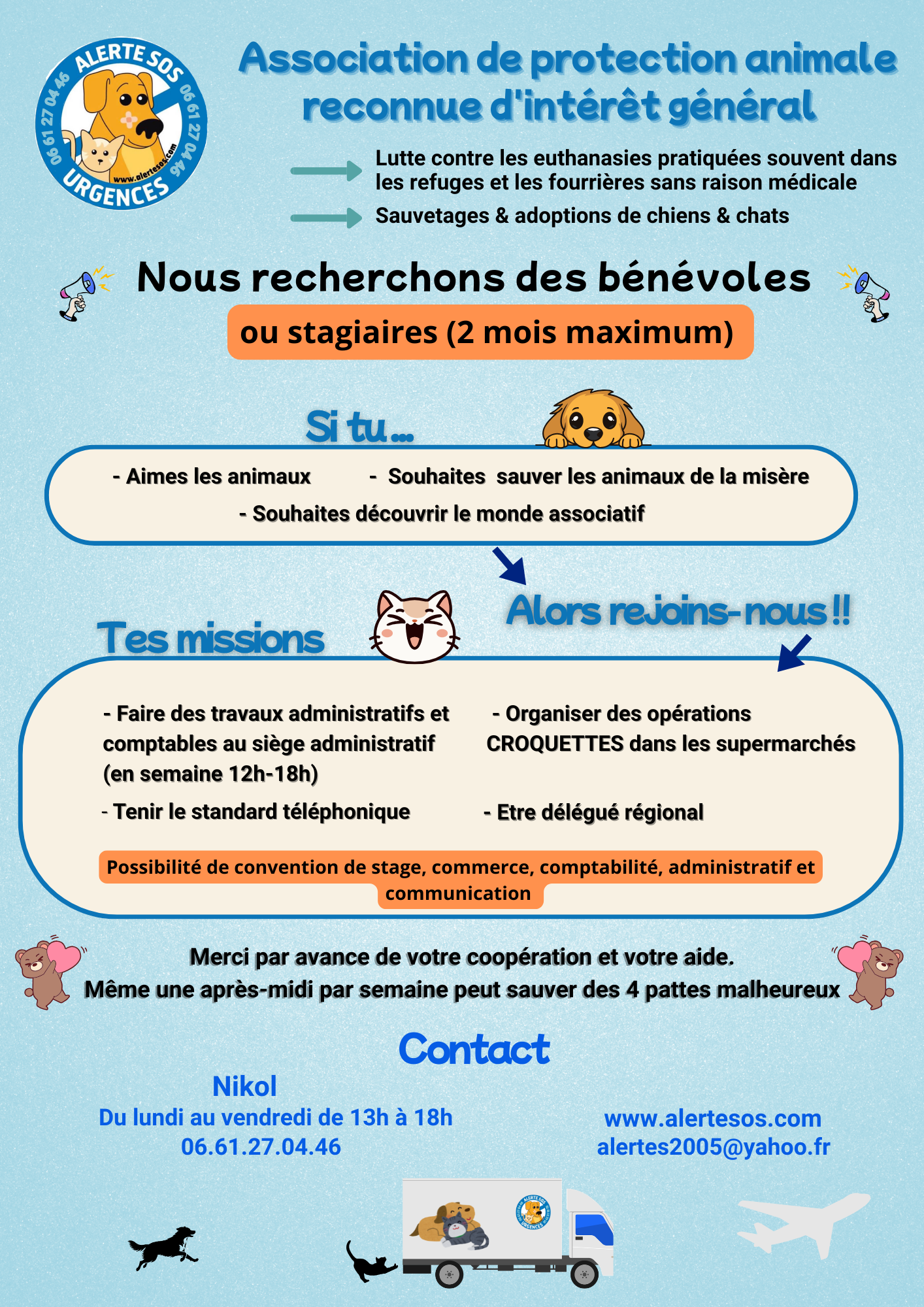 recherche bénévoles
