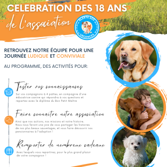 Célébration des 18 ans de l&rsquo;association